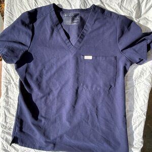 Figs Technical Collection Deep Blue Top